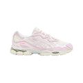 ASICS Gel-NYC Blanc Rose Clair - vue latérale